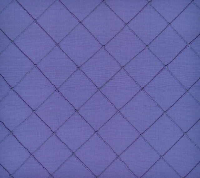 Stitched Douppioni Yarn Dyed Shantung Silk Fabric I-65-4006