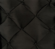 Silk-Fabric-Button-Tucks-on-Douppioni-Yarn-Dyed-Shantung-I-264-color-199-Black