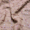 Beaded Sequined Silk Chiffon Georgette Fabric JB103 color Mauve by JB Silks