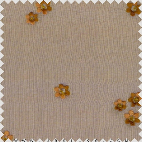 Embroidered Beaded Silk Gazar Fabric JB248 color 740 Bourbon shot with Purple by JB Silks
