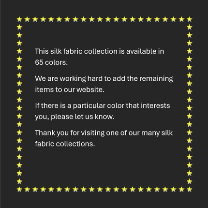 More Silk Fabrics Coming Soon 65 colors by JB Silks