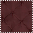 Novelty Button Tucks Silk Yarn Dyed Shantung Doupioni Fabric JB264 color 626 Burgundy shot with Navy by JB Silks