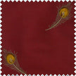 Novelty Embroidered Silk Yarn Dyed Shantung Doupioni Fabric JB260 Sceptre Red by JB Silks