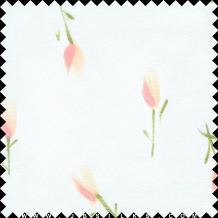 Novelty Hand Painted Silk Gazar Fabric JB238 color 611 Light Pink by JB Silks