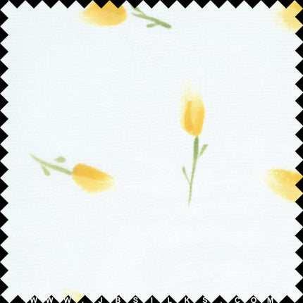Novelty Hand Painted Silk Gazar Fabric JB238 color 717 Cream by JB Silks