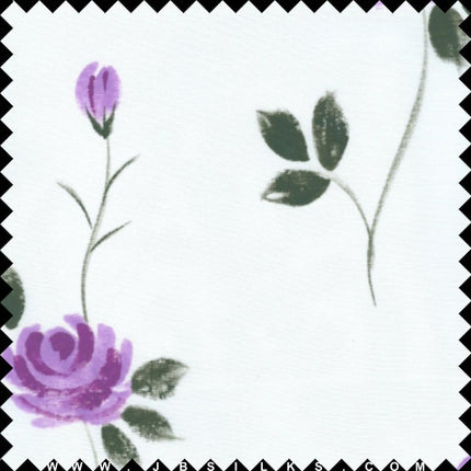 Novelty Hand Painted Silk Gazar Fabric JB239 color 753 Violet Petal by JB Silks