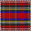Novelty Plaid Silk Yarn Dyed Shantung Doupioni JB190 Red by JB Silks
