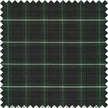 Novelty Plaid Silk Yarn Dyed Shantung Doupioni JB83 Navy and Hunter Green by JB Silks