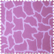 Pink giraffe-printed mulberry silk chiffon fabric with a sheer, flowing hand by JB Silks.