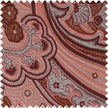 Printed Stretch Silk Charmeuse Satin Fabric 5179 Brandy Brown Paisley by JB Silks