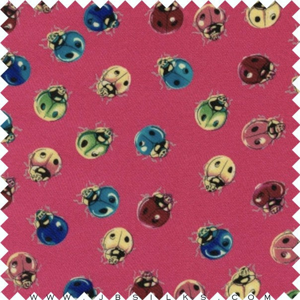 Printed Stretch Silk Charmeuse Satin Fabric 5169 by JB Silks