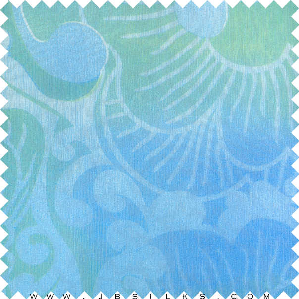 Printed Silk Chiffon Crinkle Fabric 5206 by JB Silks