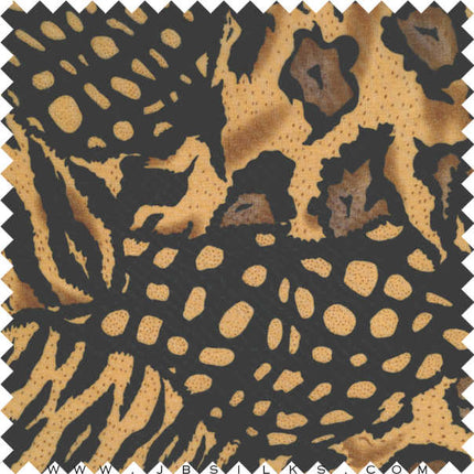 Printed Silk Chiffon Fabric 5187 by JB Silks