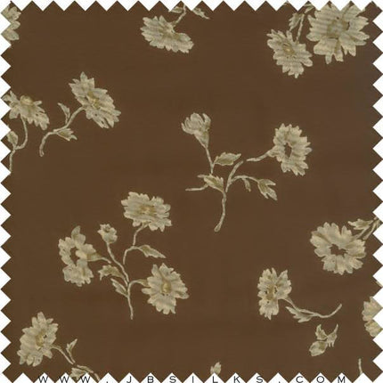 Printed Silk Chiffon Fabric 599 by JB Silks