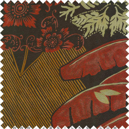 Printed Silk Chiffon Fabric 780 by JB Silks
