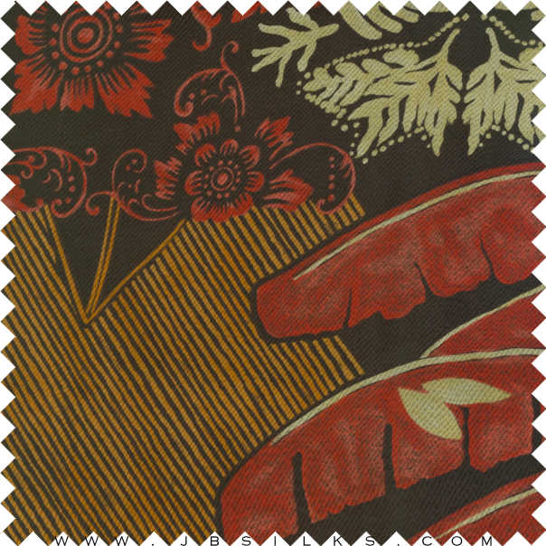 Printed Silk Chiffon Fabric 780 by JB Silks