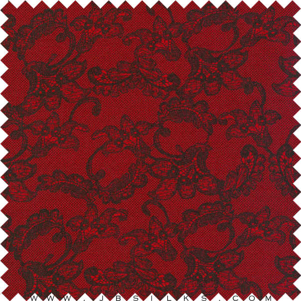 Printed Stretch Silk Charmeuse Fabric 5205 by JB Silks