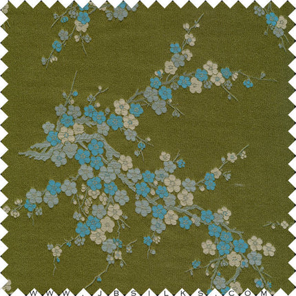 Silk Brocade Fabric 1080 color 237 by JB Silks