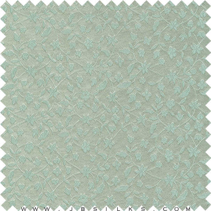 Silk Brocade Fabric 3261 color 134 Pale Green by JB Silks