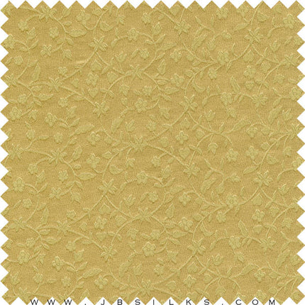 Silk Brocade Fabric 3261 color 440 Rich Gold by JB Silks