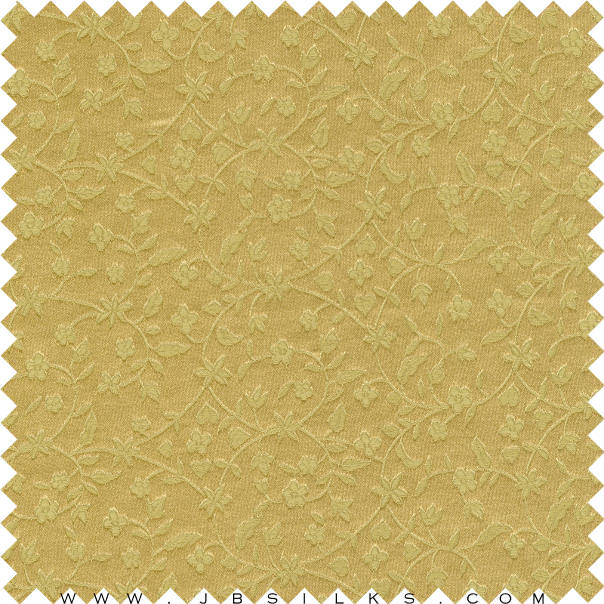 Silk Brocade Fabric 3261 color 440 Rich Gold by JB Silks