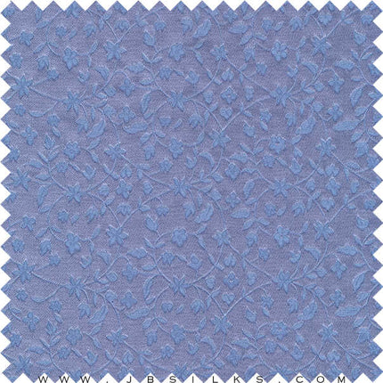 Silk Brocade Fabric 3261 color 441 Periwinkle by JB Silks