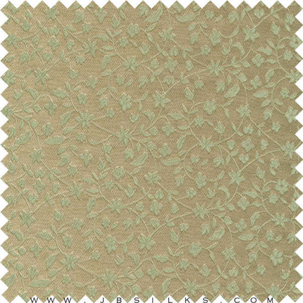 Silk Brocade Fabric 3261 color 503 Sandstone Beige by JB Silks