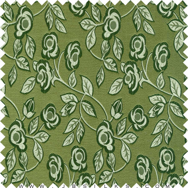 Silk Brocade Fabric 3303 color 437 by JB Silks