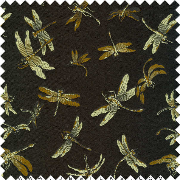 Silk Brocade Fabric 3312 color 199 narrow width by JB Silks