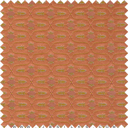 Silk Brocade Fabric 3331 color 209 by JB Silks