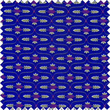 Silk Brocade Fabric 3331 color 351 by JB Silks