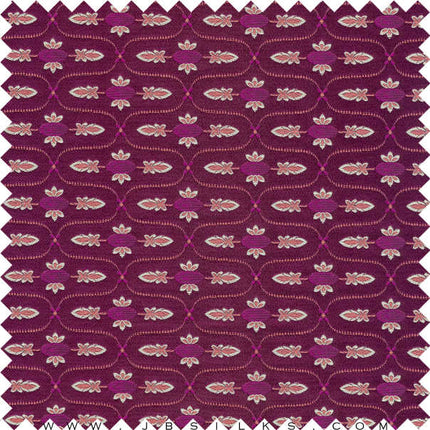 Silk Brocade Fabric 3331 color 508 by JB Silks