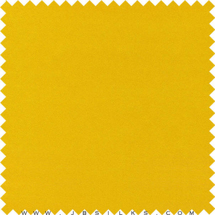 Silk Charmeuse Satin Fabric 19 momme color 642 Dandelion Yellow by JB Silks