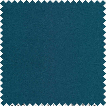 Silk Charmeuse Satin Fabric 19 momme color 697 Teal wide width by JB Silks