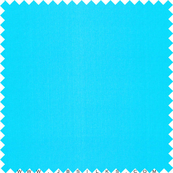Silk Chiffon Fabric 12 momme color 647 Cyan Blue wide width by JB Silks