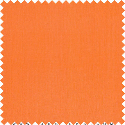 Silk Chiffon Fabric 12 momme color 678 Persimmon Orange wide width by JB Silks
