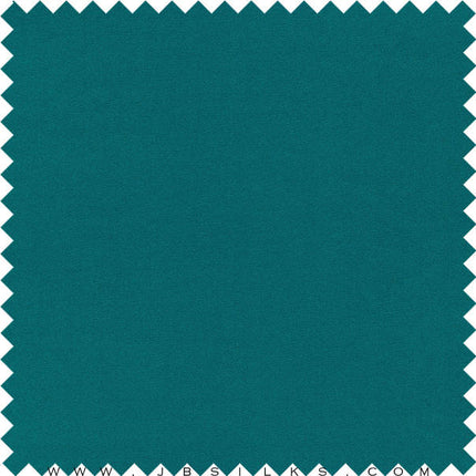 Silk Crepe Back Satin Fabric 19 momme color 632 Peacock by wide width JB Silks