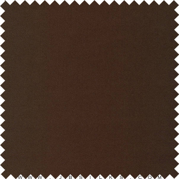 Silk Crepe Back Satin Fabric 19 momme color 690 Chocolate Brown by JB Silks