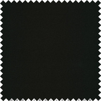Silk Crepe Georgette Fabric 19 momme color 199 Black by JB Silks