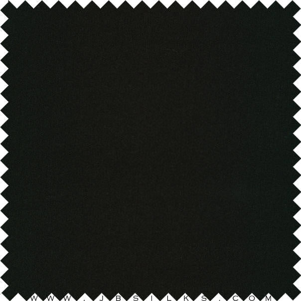 Silk Crepe Georgette Fabric 19 momme color 199 Black by JB Silks