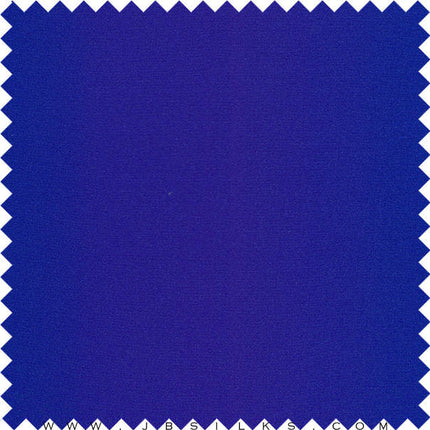 Silk Crepe Georgette Fabric 19 momme color 351 Royal Blue by JB Silks