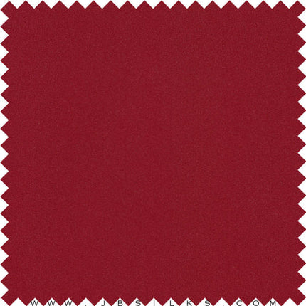 Silk Crepe Georgette Fabric 19 momme color 721 Deep Red by JB Silks