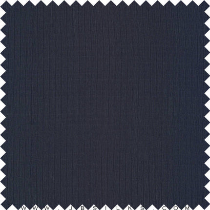 Silk Crinkle Fabric 815 color 195 Midnight Navy by JB Silks