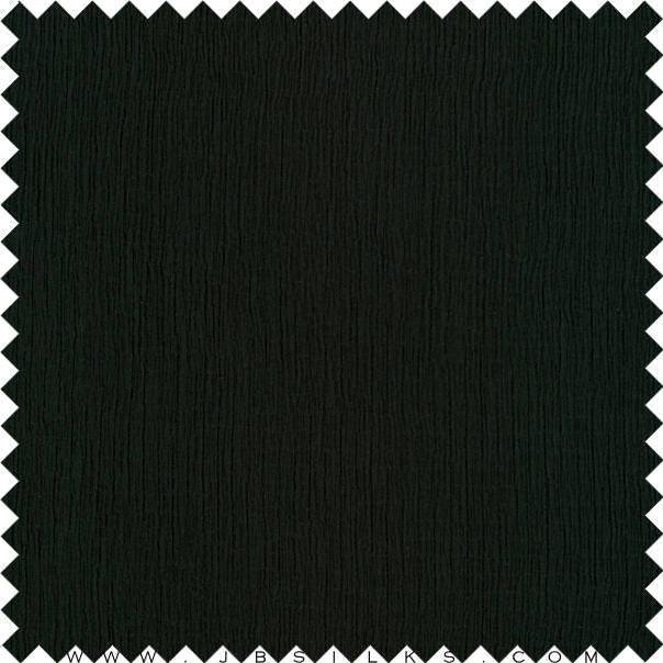 Silk Crinkle Fabric 815 color 199 Black by JB Silks
