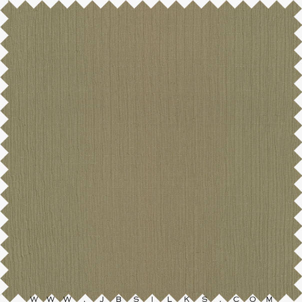 Silk Crinkle Fabric 815 color 532 Khaki by JB Silks