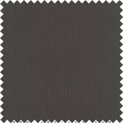Silk Crinkle Fabric 815 color 799 Onyx Gray by JB Silks