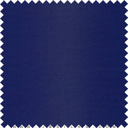 Silk Duchesse Satin Fabric 3400 color 350S Navy Blue Silver by JB Silks