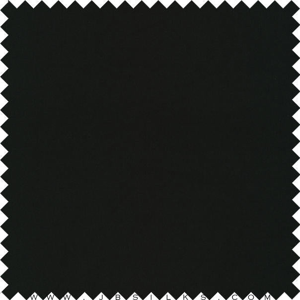 Silk Habotai Fabric 12 momme color 199 Black wide width by JB Silks