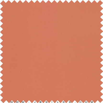 Silk Habotai Fabric 12 momme color 682 Atomic Tangerine by JB Silks