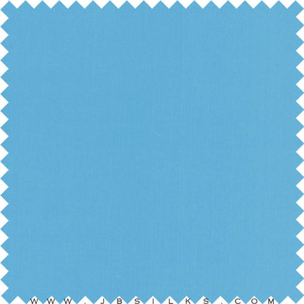 Silk Habotai Fabric 8 momme color 647 Cyan Blue by JB Silks